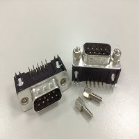 111 series Economy-US-type with Stamped Contacts D-subminiatur  connector with Dip-solder contact 90° R.A.